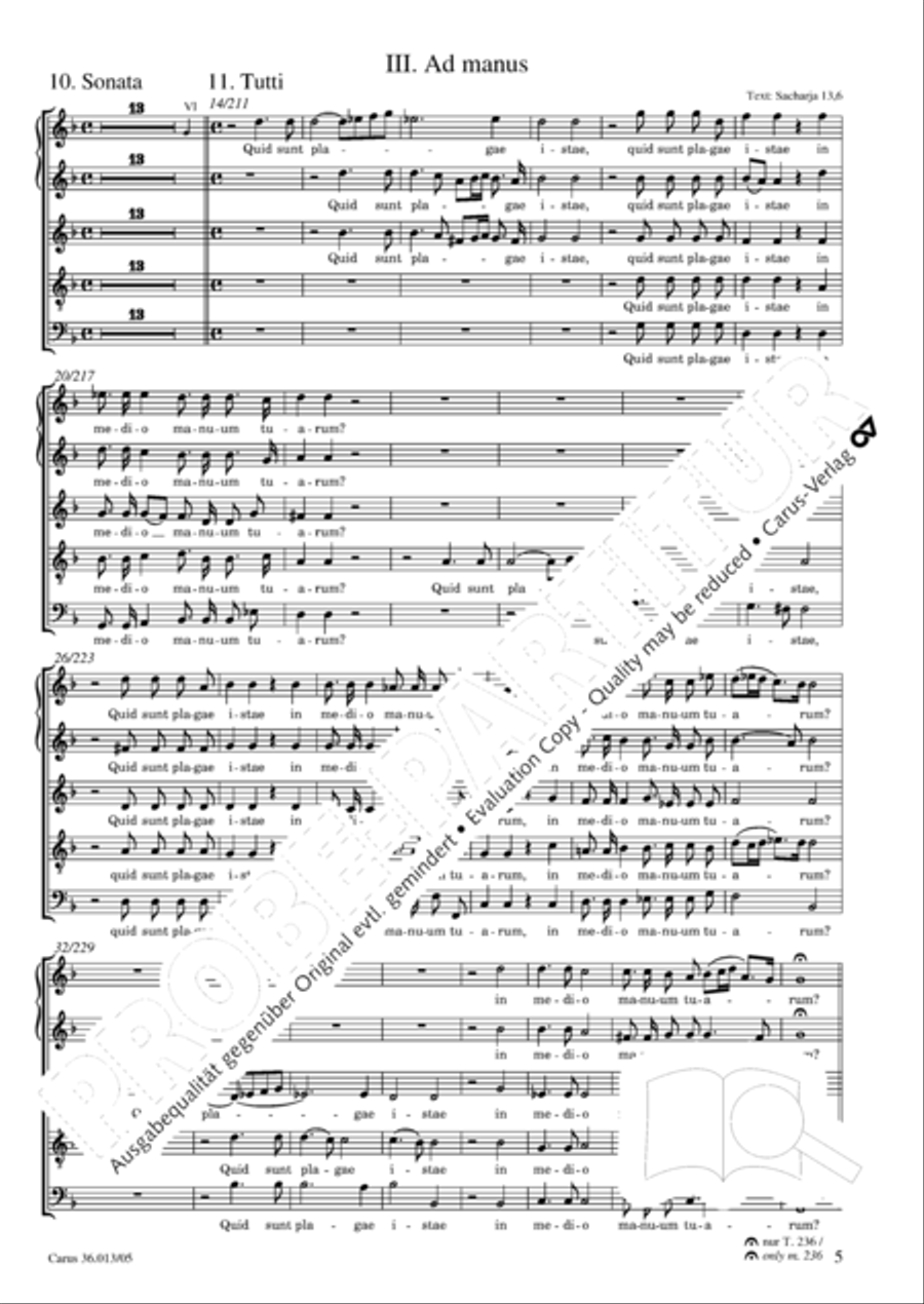 Membra Jesu nostri SSATB scores gallery preview page 6