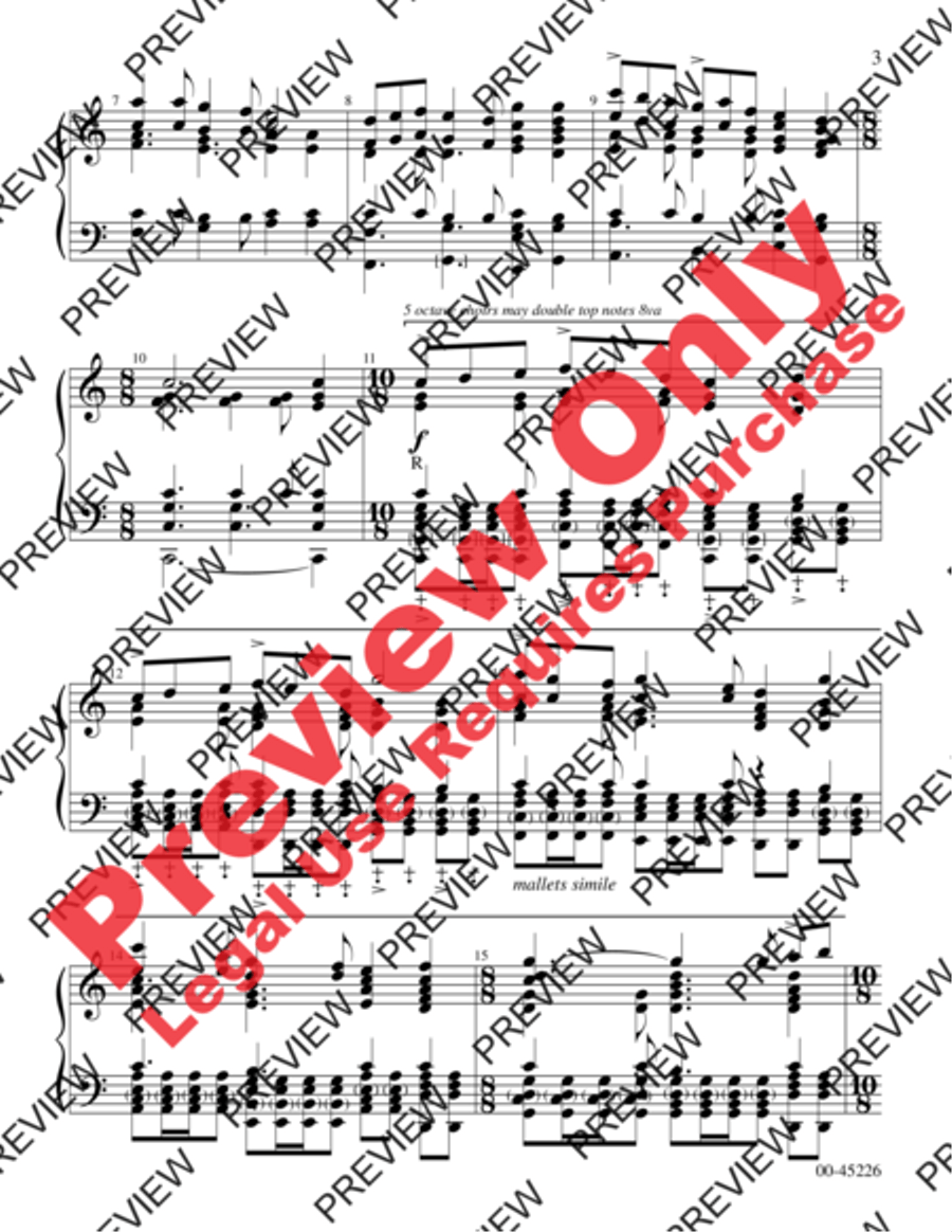 Canticle of Praise Handbell Choir scores gallery preview page 3