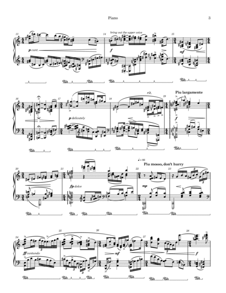 Suite No.1 for Piano Solo
