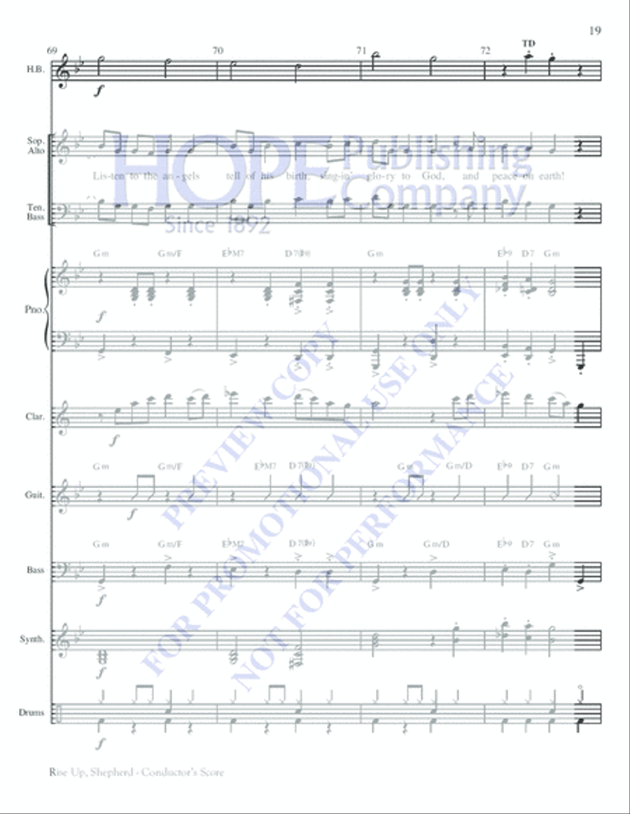 Rise Up, Shepherd Rise Up, Shepherd Choir scores gallery preview page 19