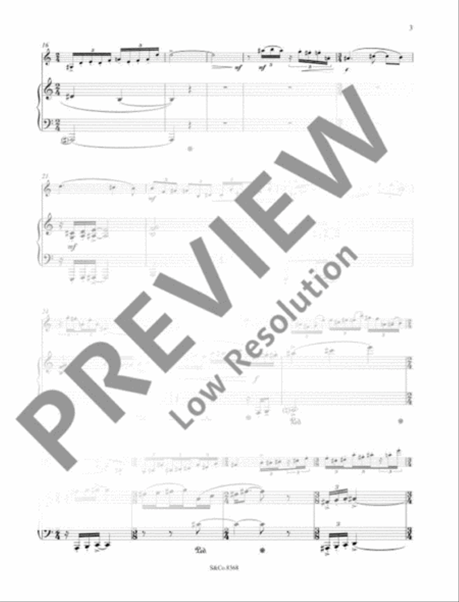 Shadowed Pieces Violin Solo scores gallery preview page 6