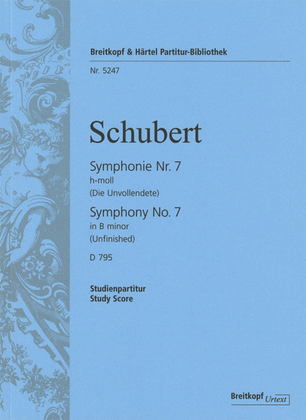 Symphony No. 7 in B minor D 759