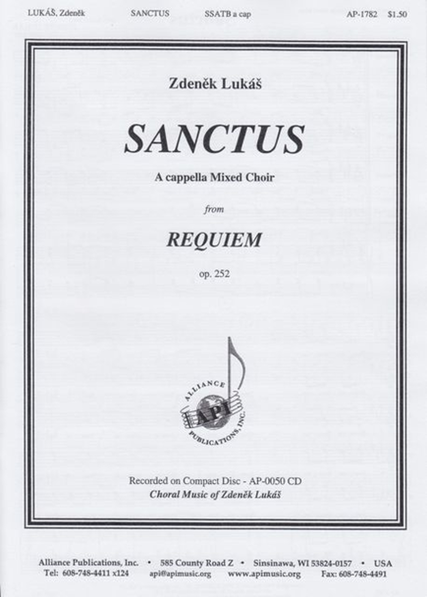 Sanctus from Requiem