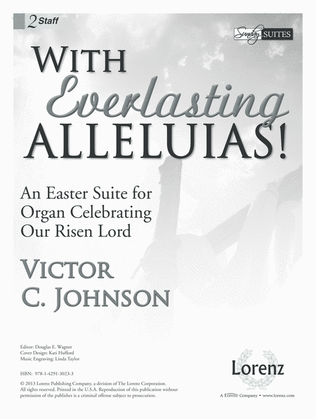 Book cover for With Everlasting Alleluias!