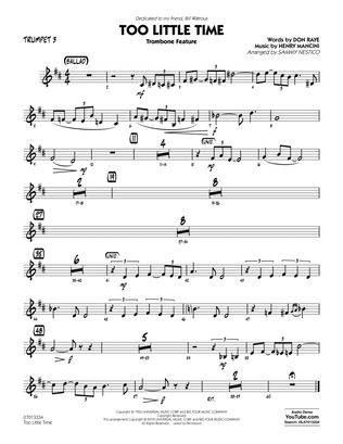 Too Little Time (arr. Sammy Nestico) - Conductor Score (Full Score) - Trumpet 3