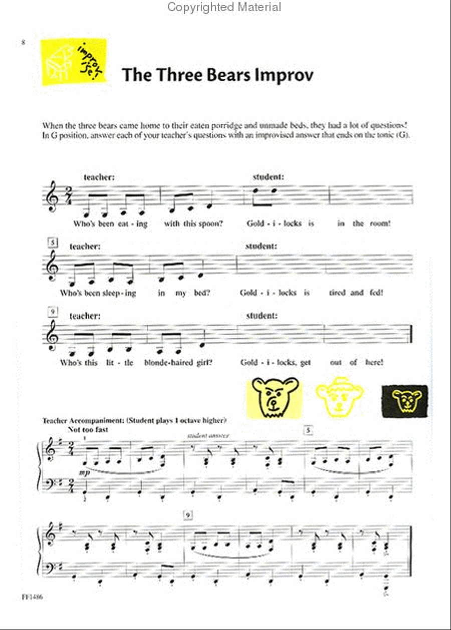 Music by Me, Book Two Piano Method scores gallery preview page 3