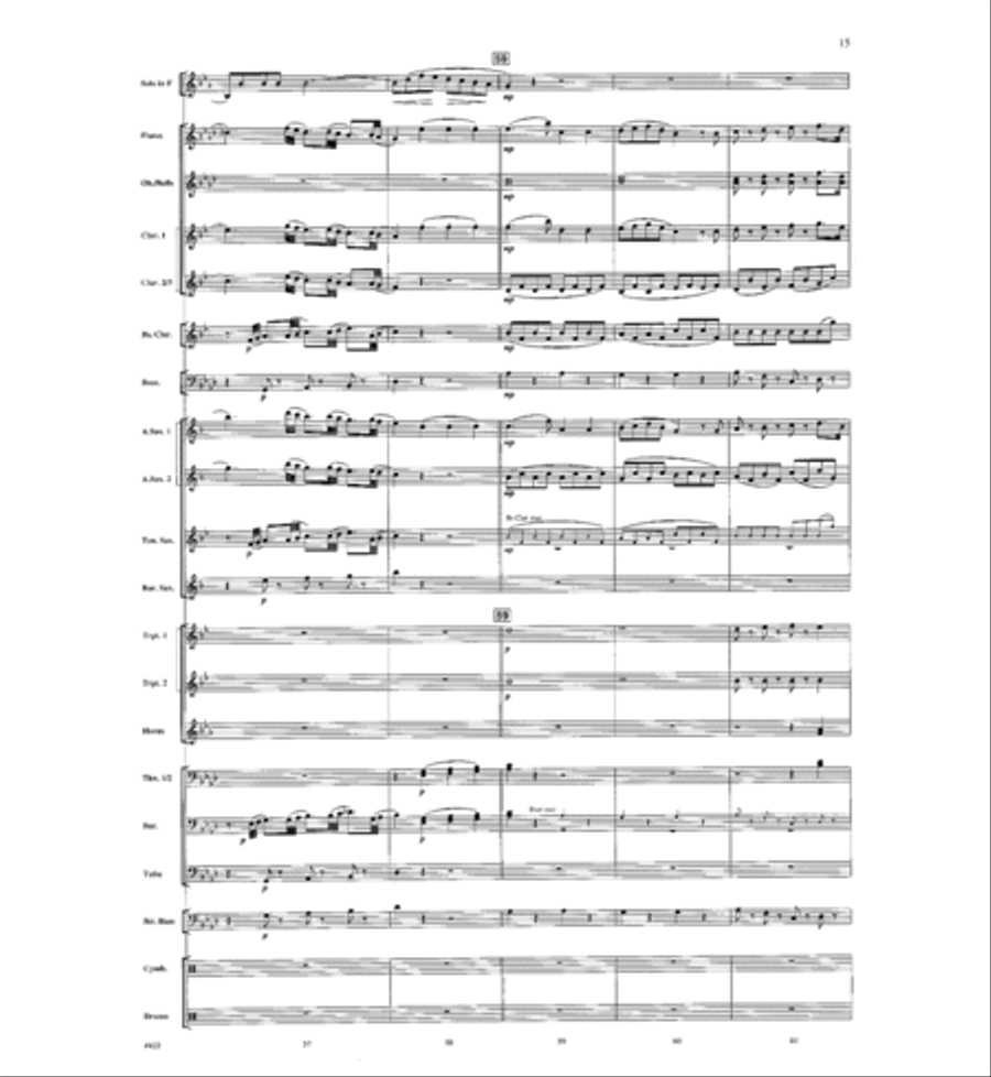 Romanza Concert Band scores gallery preview page 14