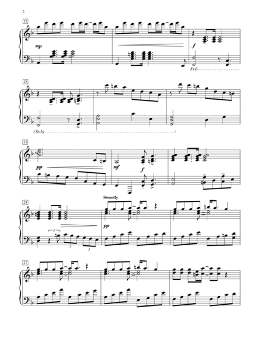 Ms. Jackson (arr. Logan Evan Thomas) Piano scores gallery preview page 2