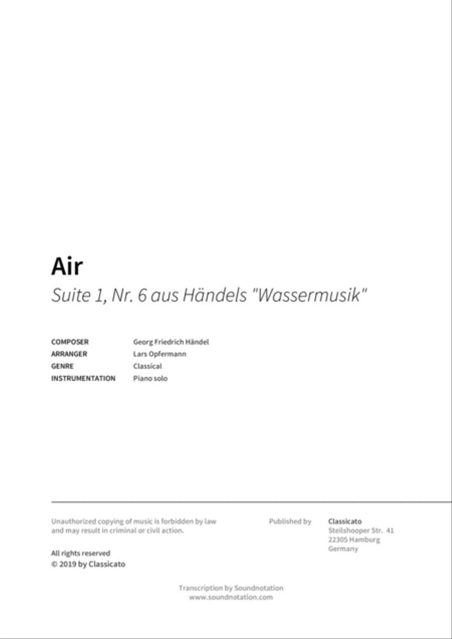 Air Air Piano scores gallery preview page 2