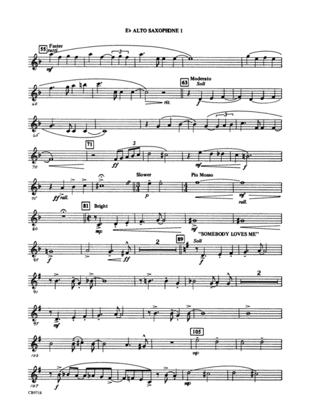 Gershwin! (Medley): E-flat Alto Saxophone