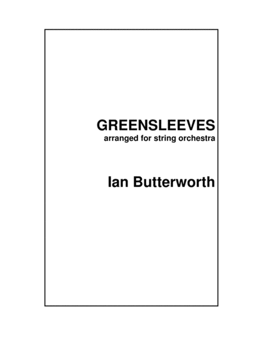 IAN BUTTERWORTH Greensleeves for string orchestra image number null