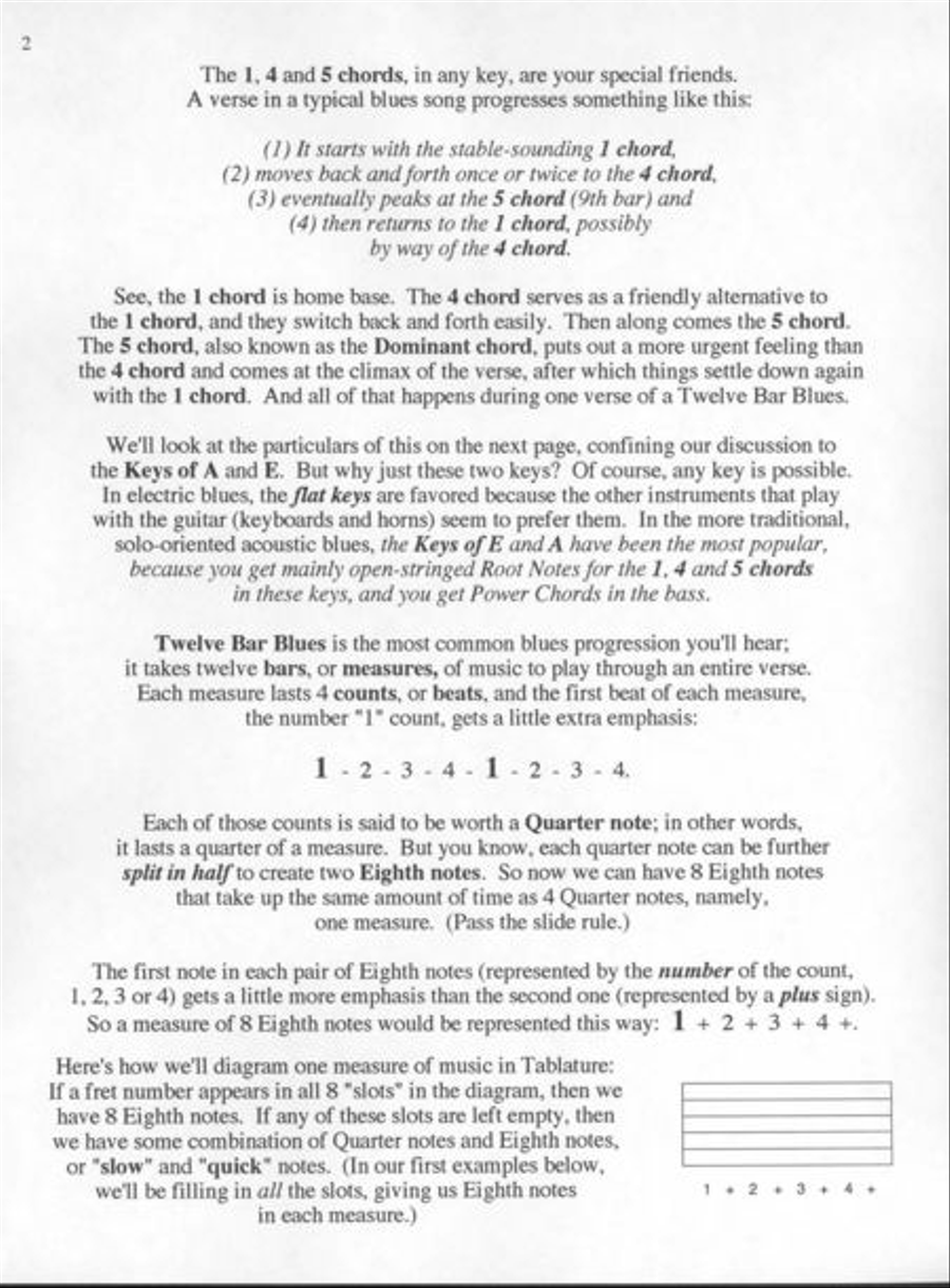 Blues Guitar from Scratch Electric Guitar scores gallery preview page 3