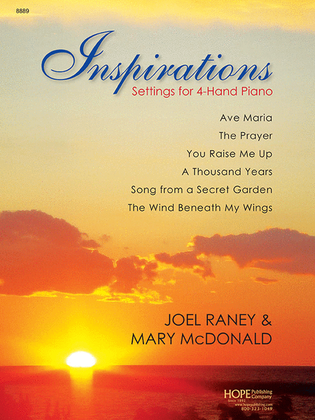 Book cover for Inspirations: for 4-Hand Piano