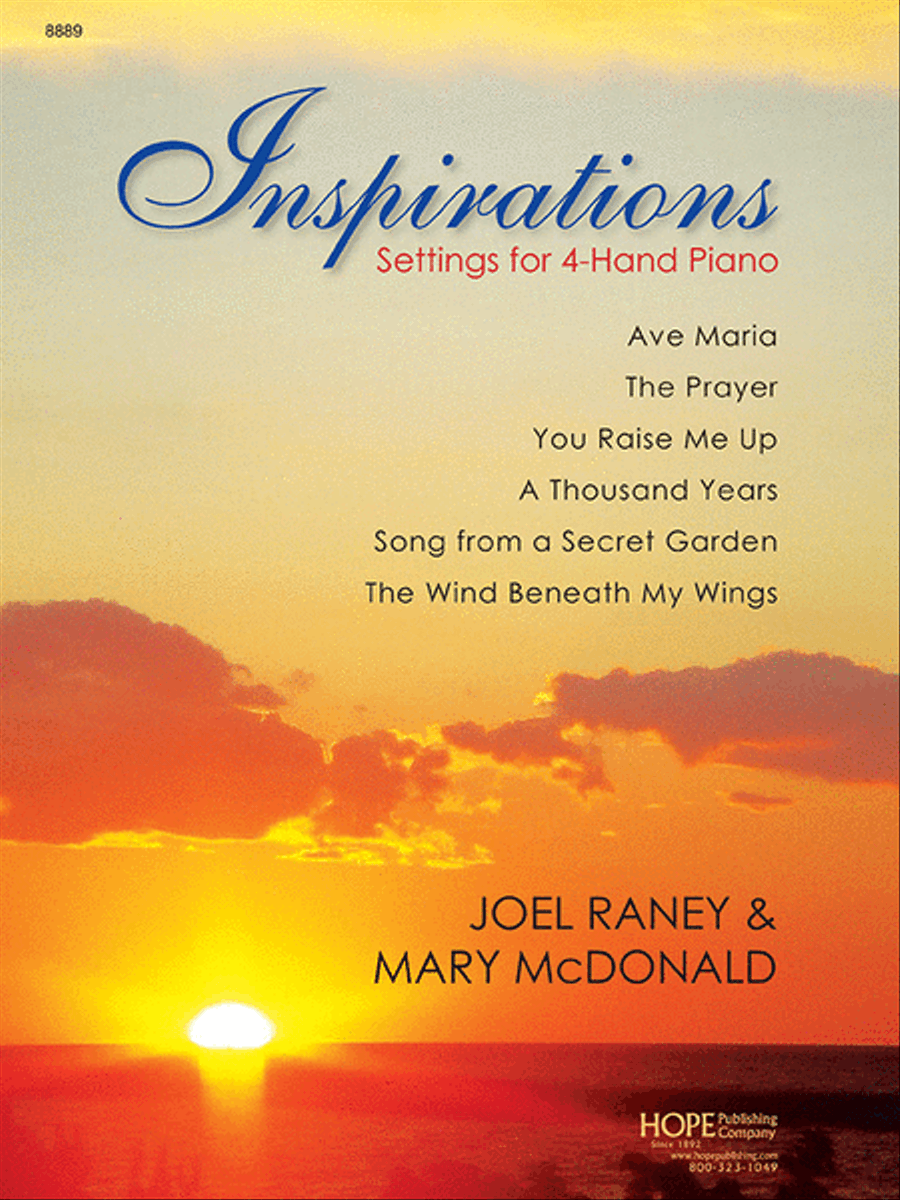 Book cover for Inspirations: for 4-Hand Piano