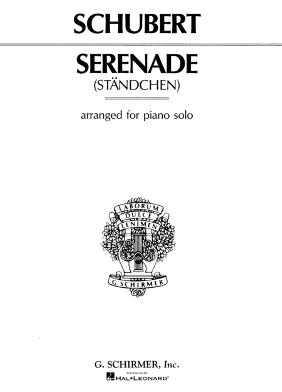 Ständchen (Serenade) Piano Solo scores gallery preview page 1