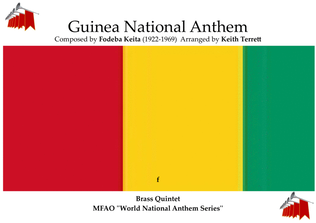 Guinea National Anthem (Libertè) for Brass Quintet
