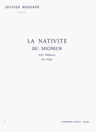 Book cover for La Nativite du Seigneur - Volume 4