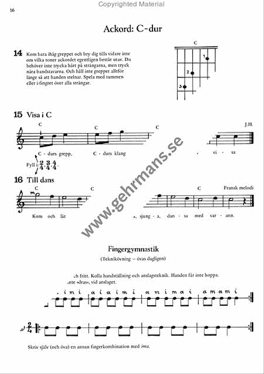 Lar dig spela gitarr 1 Lar dig spela gitarr 1 Guitar scores gallery preview page 10