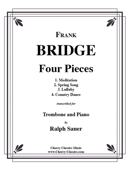 Four Pieces for Trombone and Piano