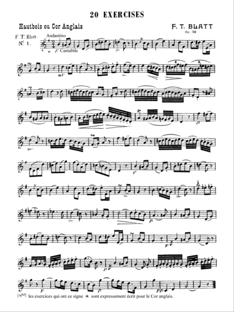 Twenty Exercises