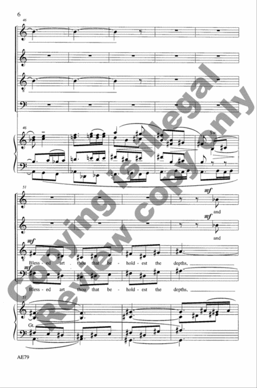 A Song of Praise 4-Part scores gallery preview page 15