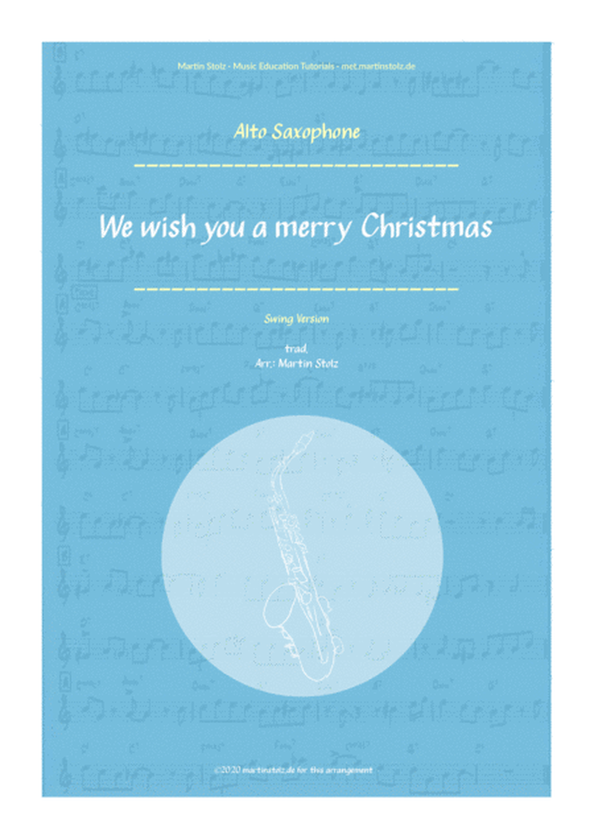 We wish you a merry Christmas · Jazz Version image number null