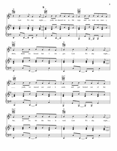 Friday the 13th Sheet music for Accordion, Organ, Bass guitar