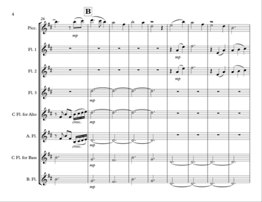 Star Trek(r) - The Inner Light Woodwind Ensemble scores gallery preview page 6