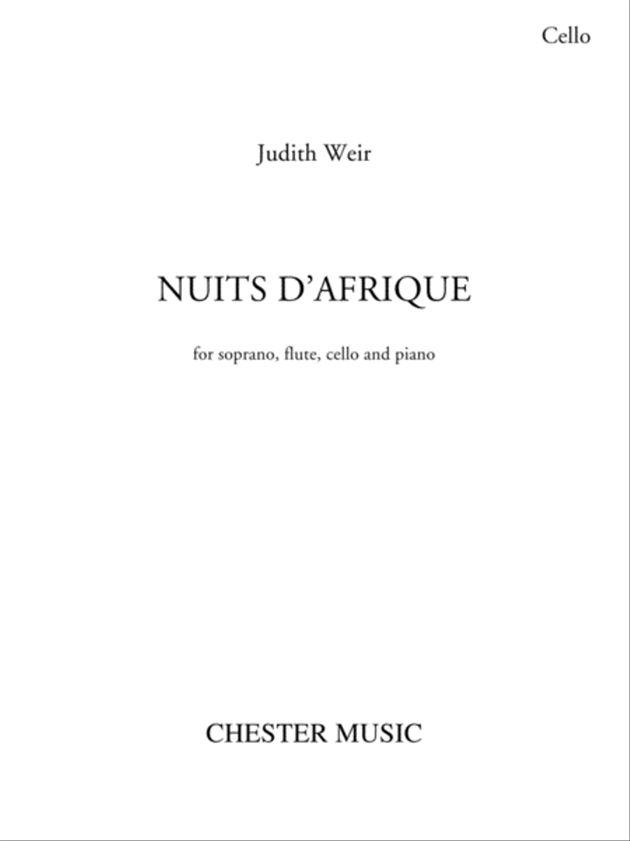 Nuits d'Afrique Nuits d'Afrique Flute scores gallery preview page 1