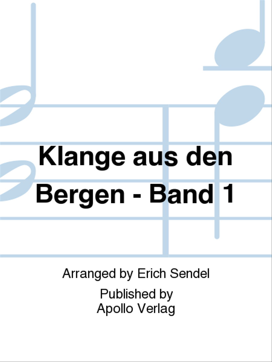 Klänge aus den Bergen Vol. 1 Organ scores gallery preview page 1