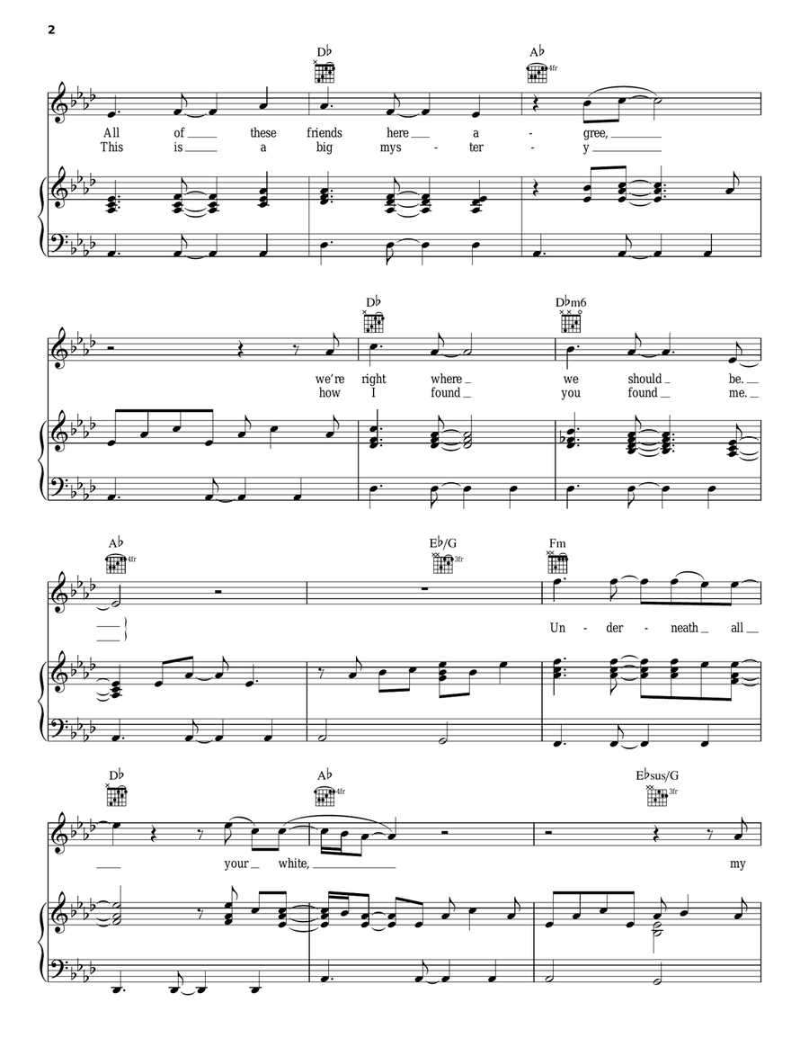 I Have And Always Will Piano, Vocal, Guitar scores gallery preview page 2