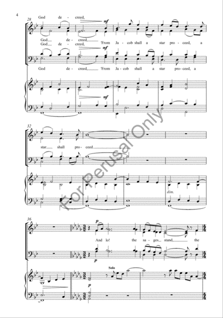 Epiphany 4-Part scores gallery preview page 5