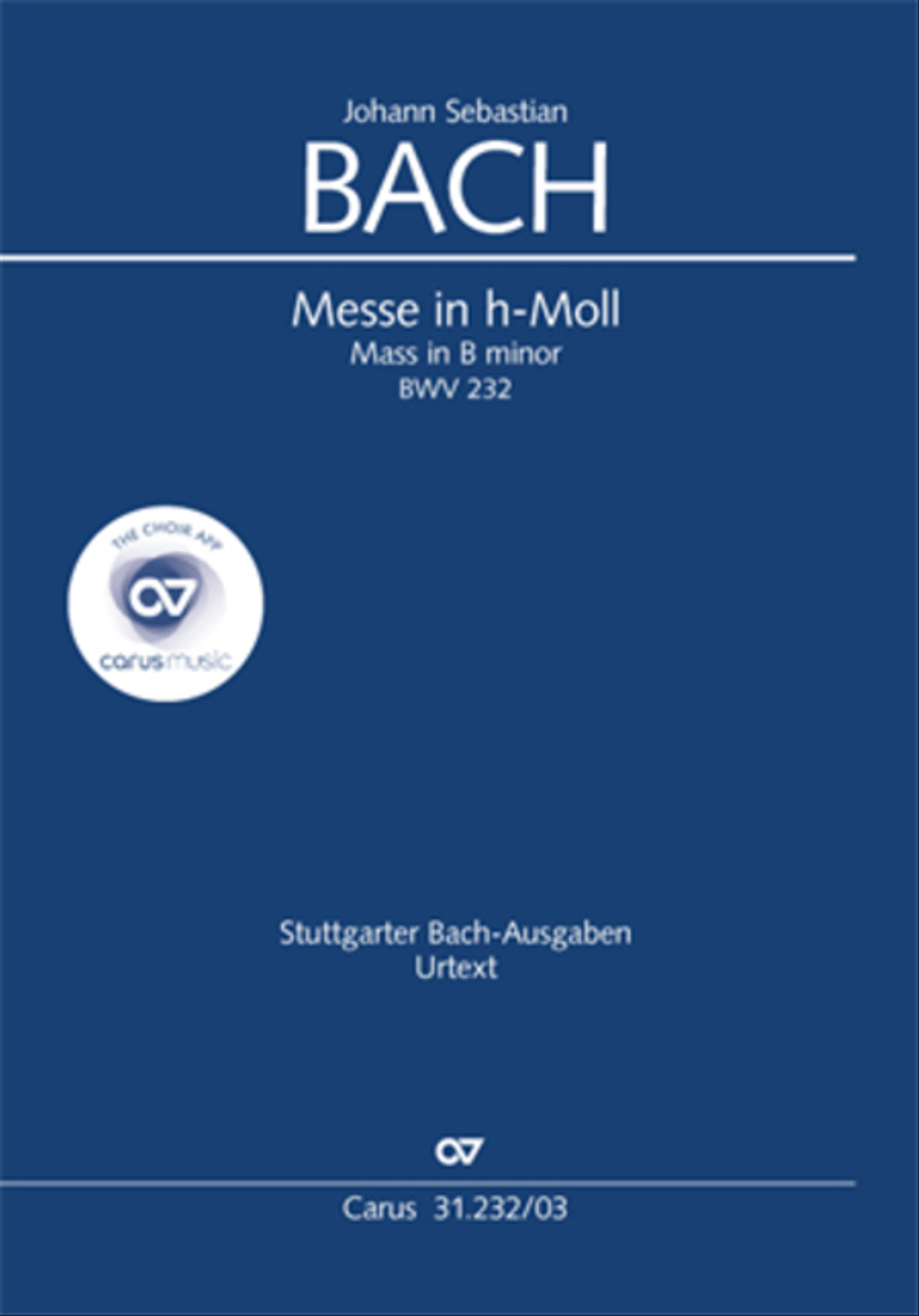 B Minor Mass, BWV 232 (Messe in h-Moll) SSATB scores gallery preview page 1