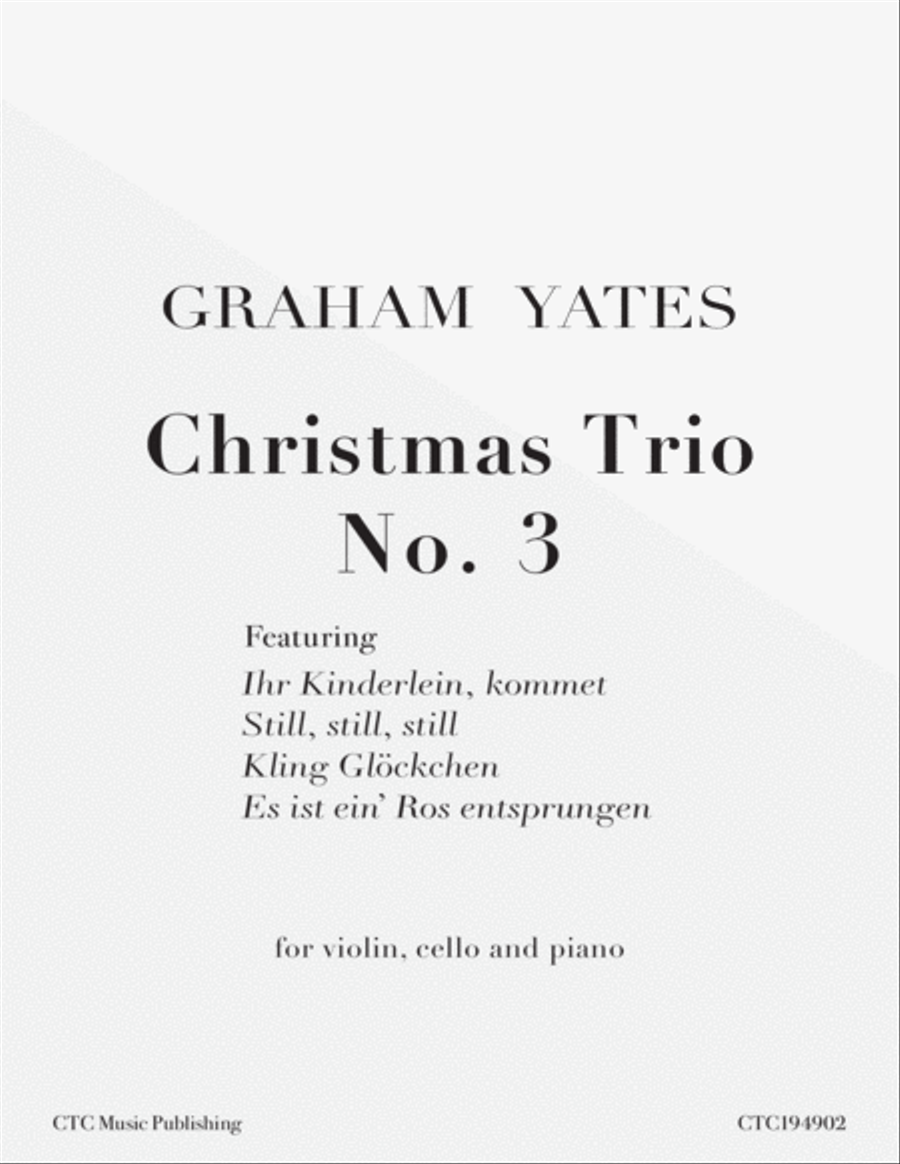 Christmas Trio No. 3 Piano Trio scores gallery preview page 1