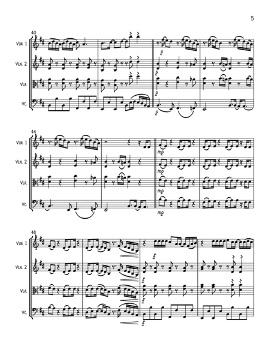Levitating String Trio scores gallery preview page 5