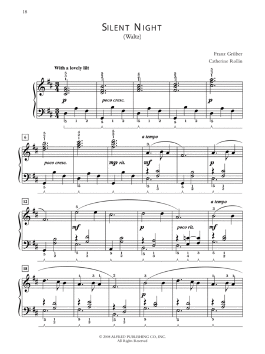 Dances for Christmas, Book 2 Piano Solo scores gallery preview page 5