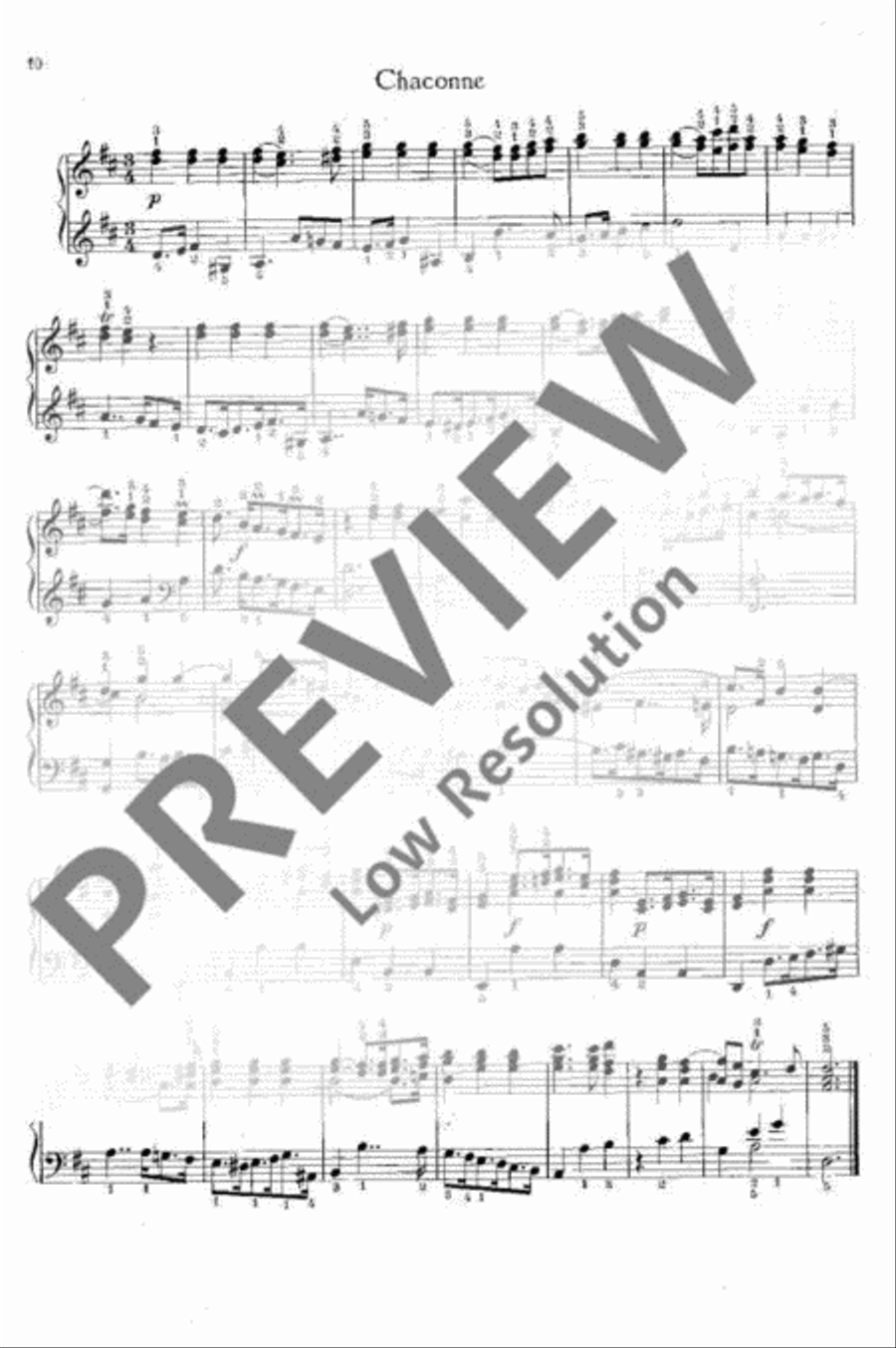 Dance piece Piano Solo scores gallery preview page 11