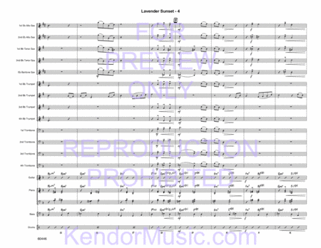 Lavender Sunset (Full Score)