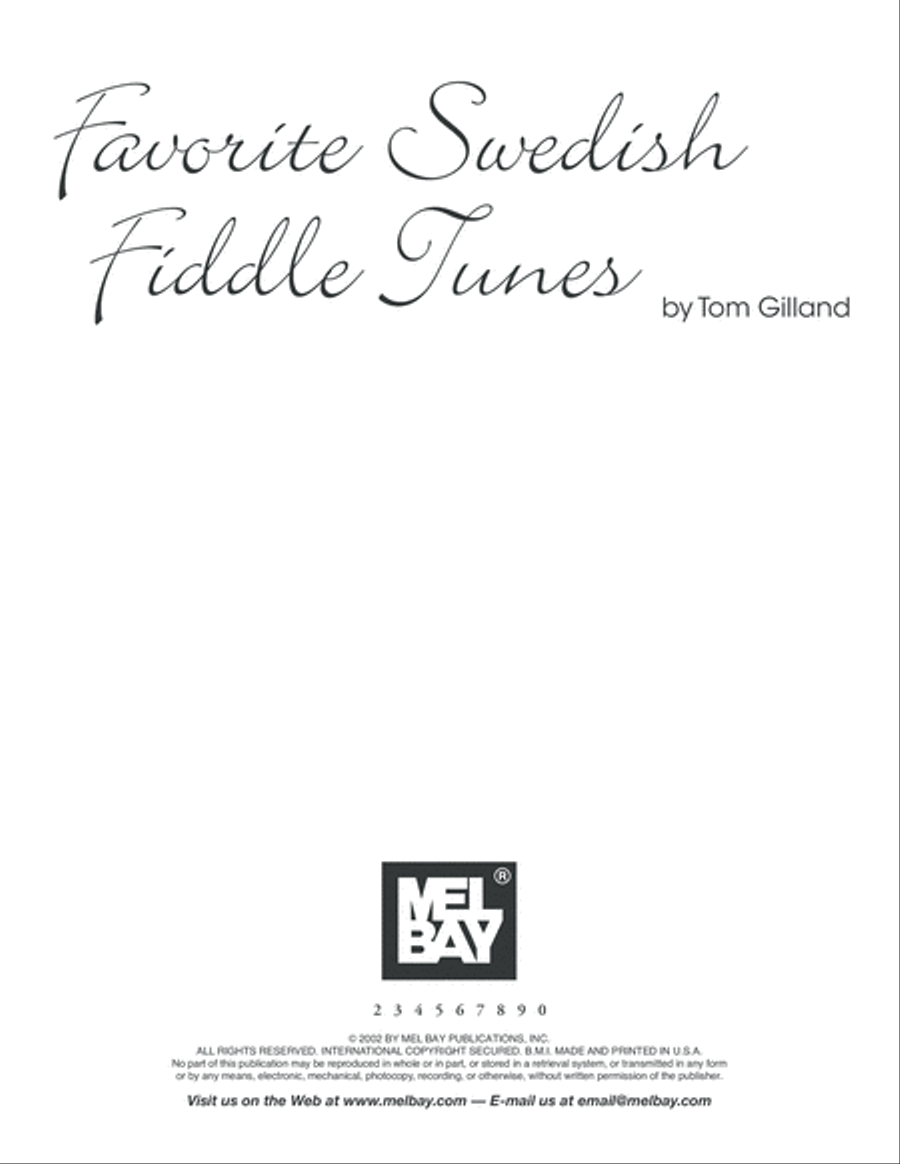 Favorite Swedish Fiddle Tunes Violin scores gallery preview page 2