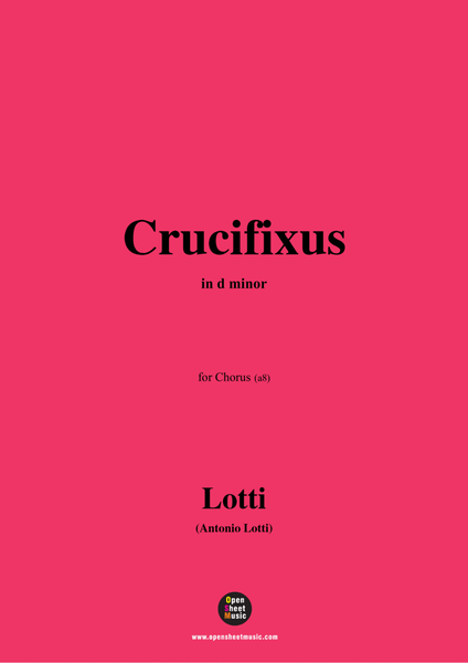 Lotti-Crucifixus,in d minor,for Chorus(a8) image number null