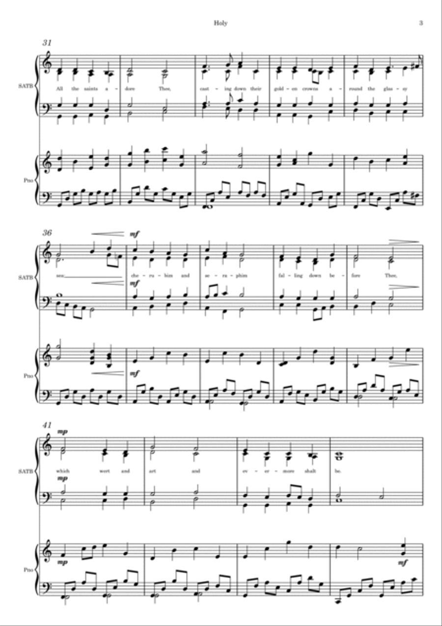 Holy 4-Part scores gallery preview page 3