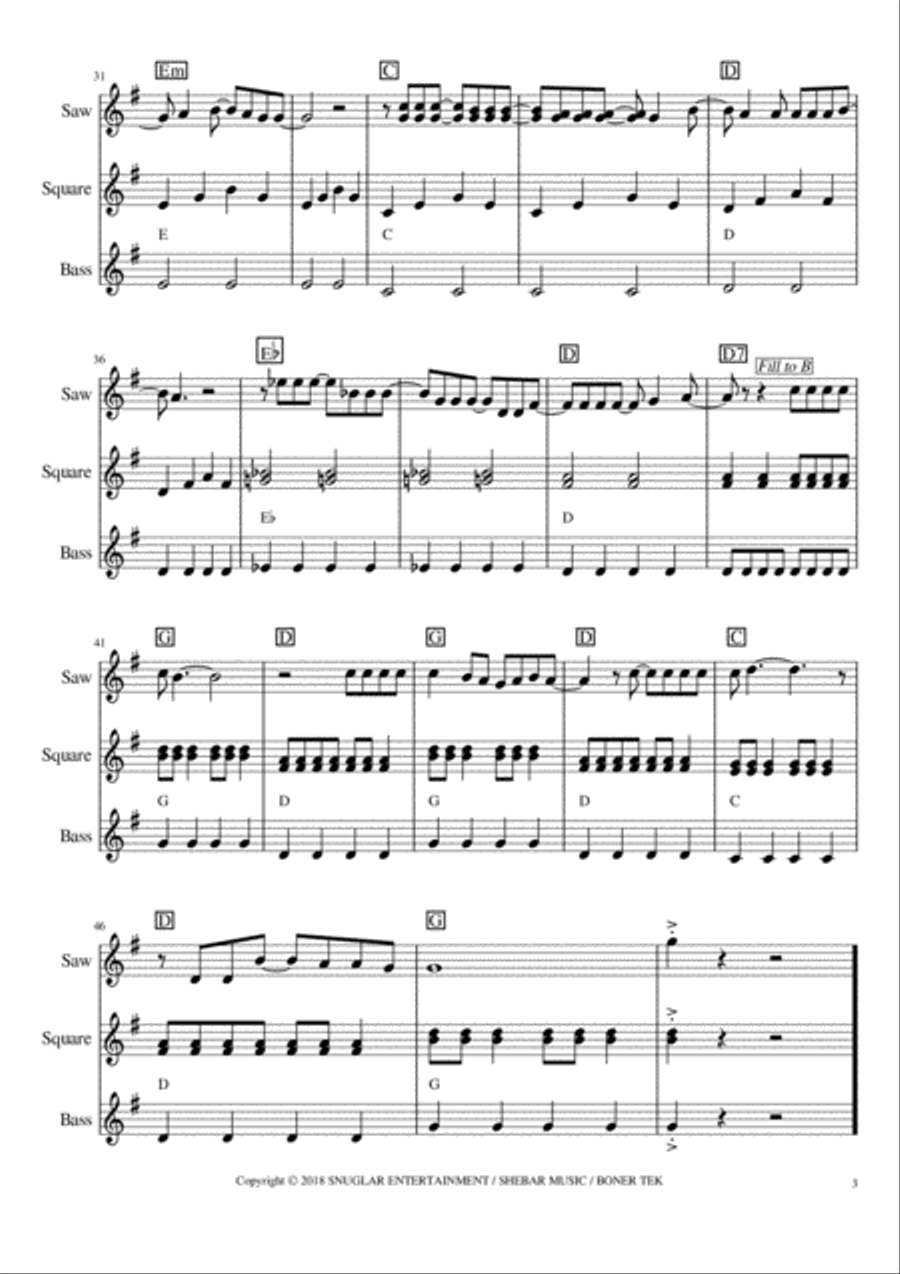 Everything Is Awesome (awesome Remixx!!!) Small Ensemble scores gallery preview page 3