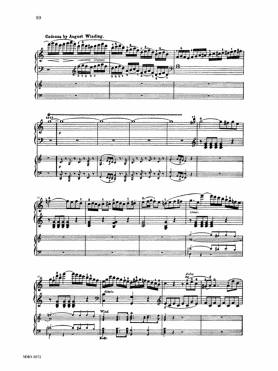 Mozart – Concerto No. 21 in C Major, KV467 “Elvira Madigan” Piano Solo scores gallery preview page 2