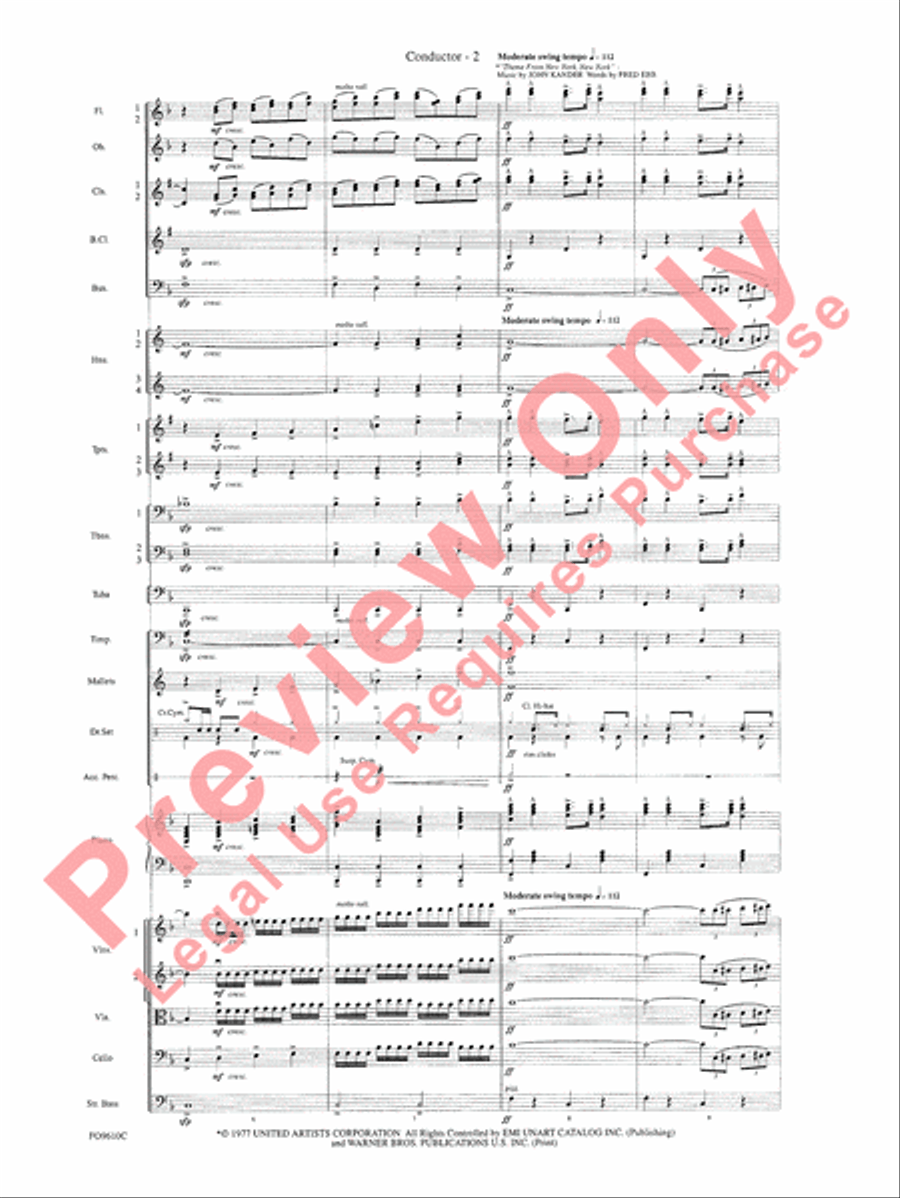 A Salute to the Big Apple Full Orchestra scores gallery preview page 4