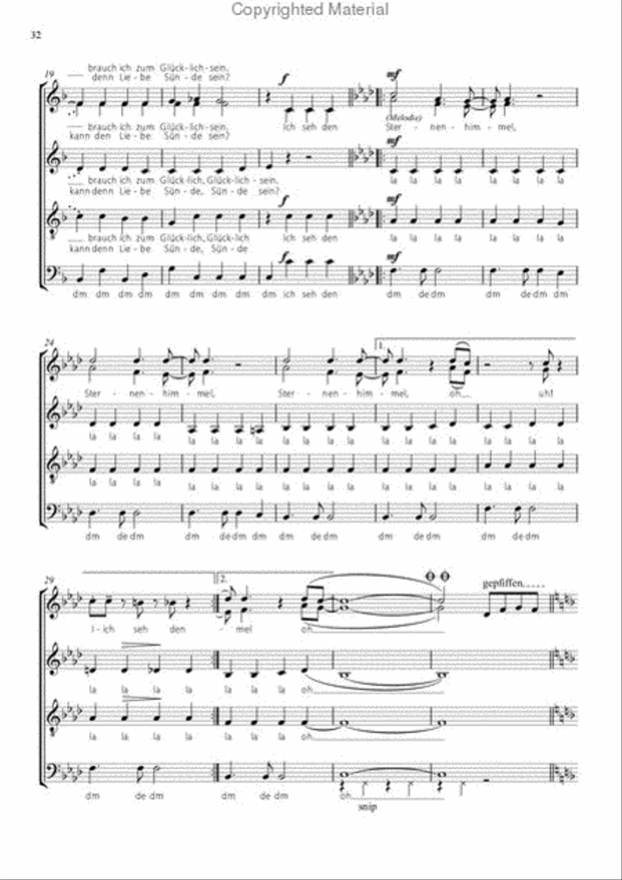 Carbonara 4-Part scores gallery preview page 19