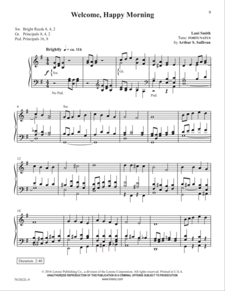 Easy Organ Library, Vol. 61 Organ Solo scores gallery preview page 4