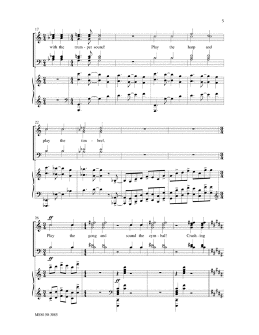 Psalm 150 Divisi scores gallery preview page 4