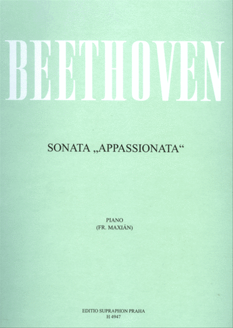 Klaviersonate no. 23 f-Moll, op. 57 Piano Solo scores gallery preview page 1