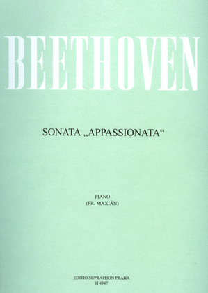 Book cover for Klaviersonate no. 23 f-Moll, op. 57