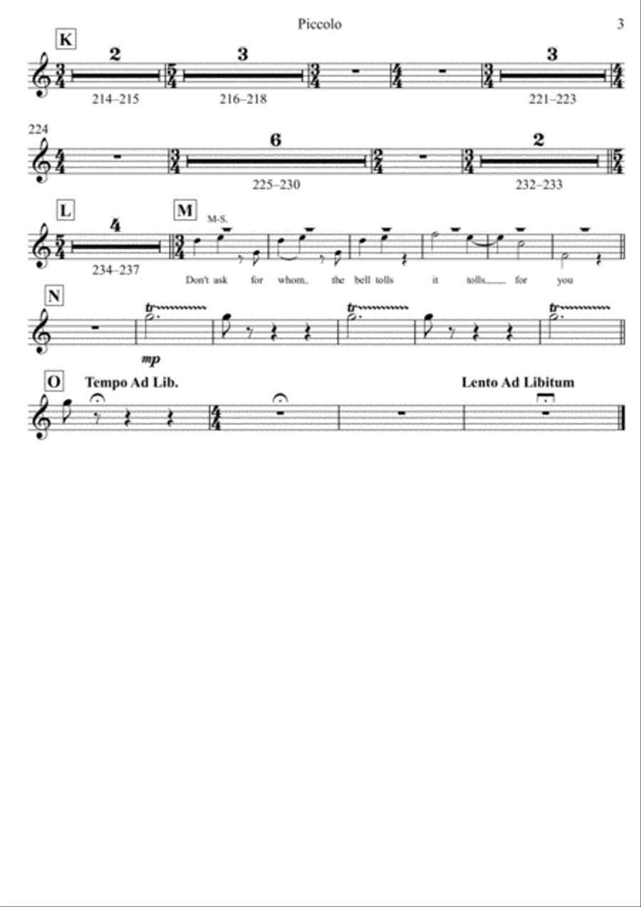 Meditation XVII - Parts Chamber Orchestra scores gallery preview page 3